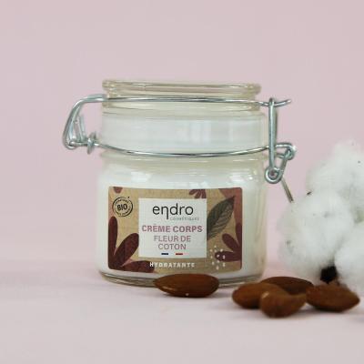 Crème corps hydratante fleur de coton Endro